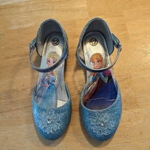 Size 12 sparkly blue shoes frozen shoes